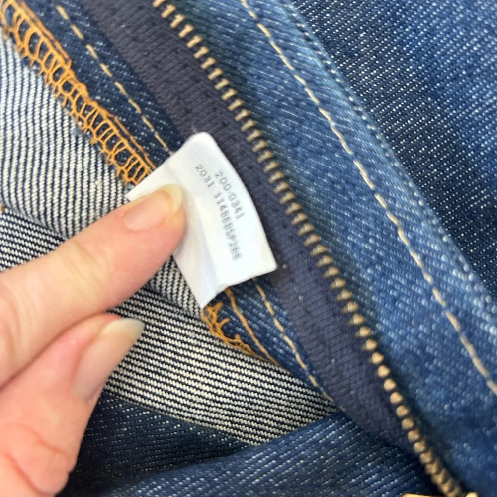 Vintage 70’s Lee Bootcut Blue Jeans RN34783 32x30 - Picture 8 of 11